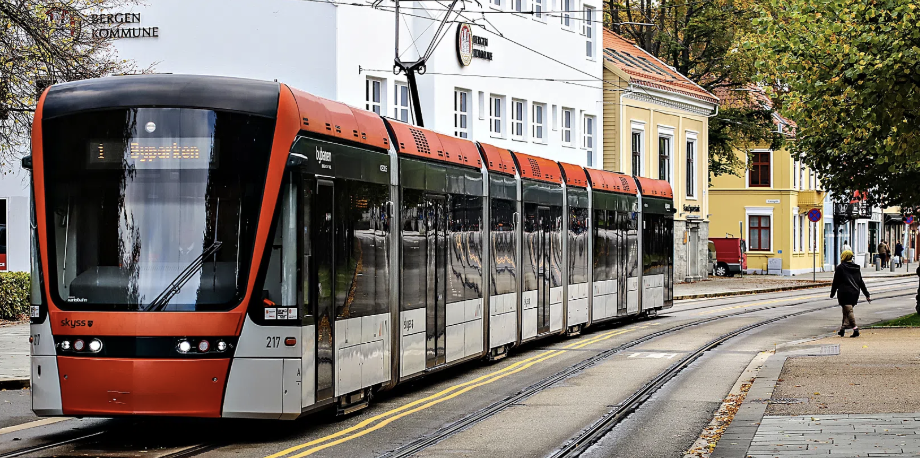 Bybanen light rail in Bergen