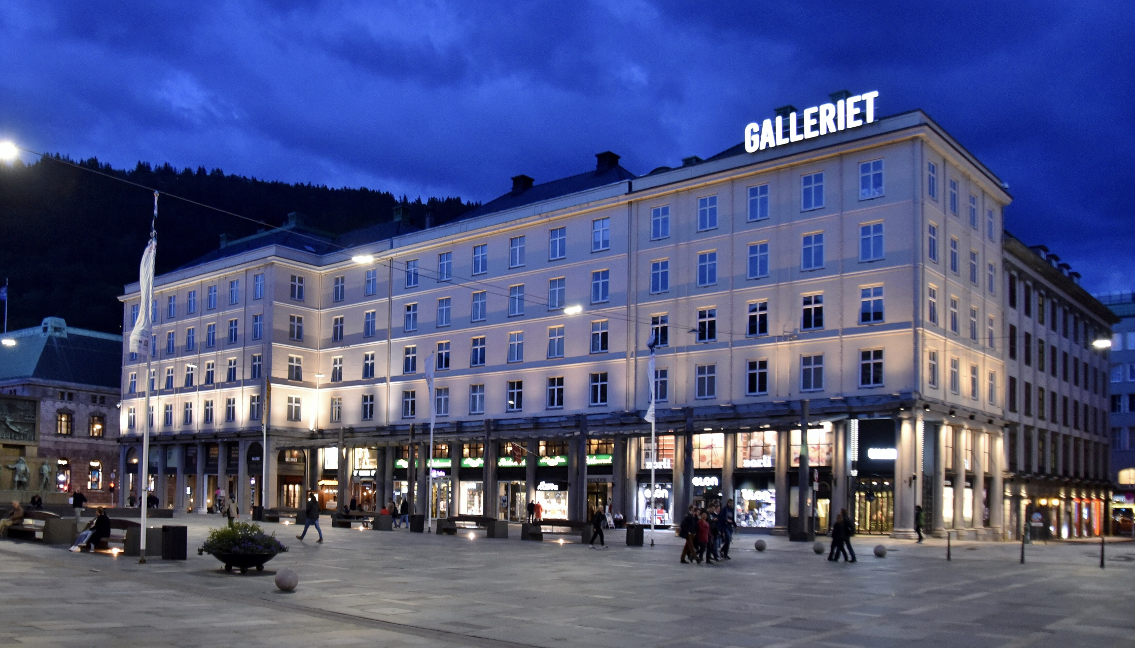 Galleriet shopping mall in Bergen