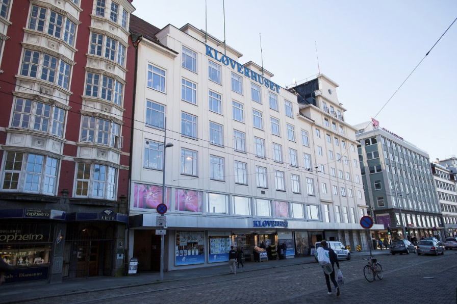 Kloverhuset shopping centre in central Bergen